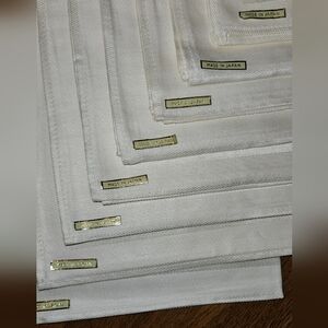 Imported from Japan Damask Washable Cloth 8 pc Napkin Set VINTAGE.